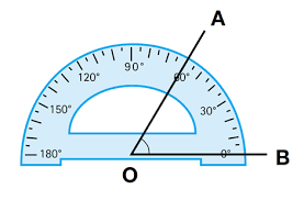 Cómo se miden los ángulos usando el transportador